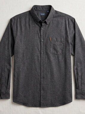 IZOD BUTTON DOWN SHIRT MENS GRAY 3XL PREPPY CLASSIC BIG TALL CASUAL